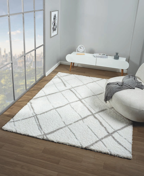 United Weavers Barcelona 4570 30272 Terrassa White Rug