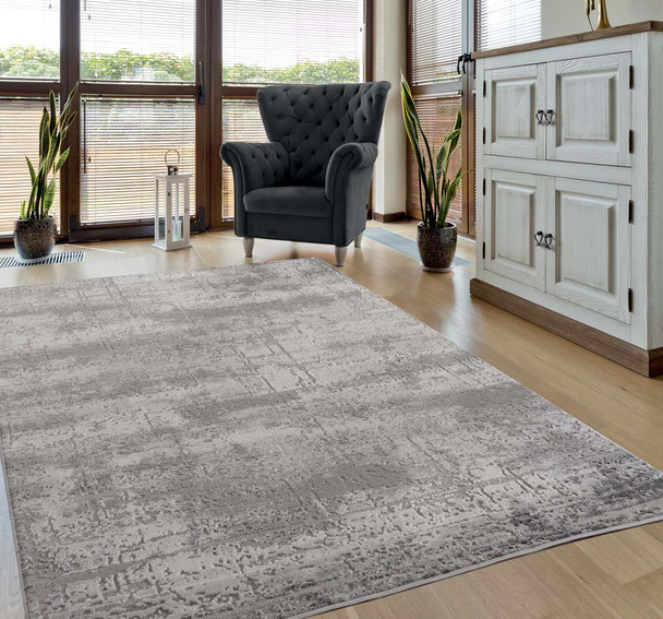 United Weavers Cascades 2601 10172 Mazama Grey Rug