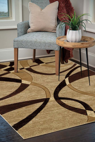 United Weavers Contours 510 21351 La Chic Chocolate Rug