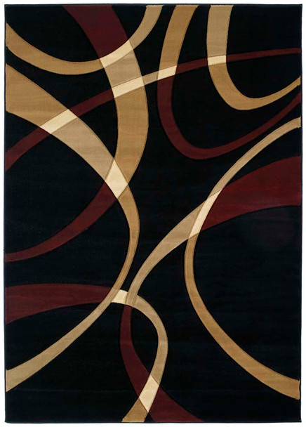 United Weavers Contours 510 21376 La Chic Onyx Rug