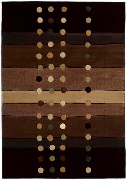 United Weavers Contours 510 21451 Cascades Chocolate Rug