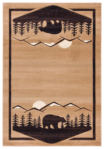 United Weavers Cottage 2055 41226 Treetops Beige Rug