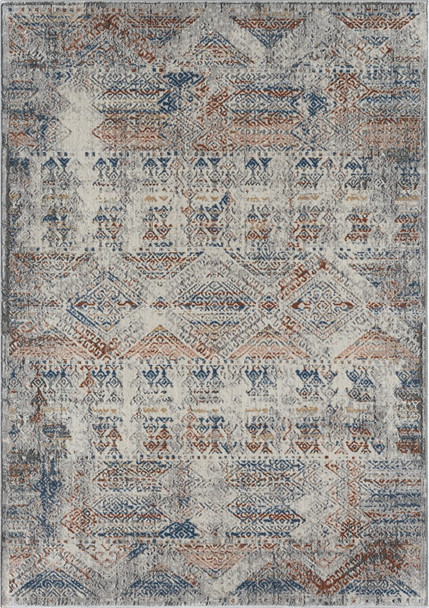 United Weavers Crockett 2625 60575 Mosaic Multi Rug