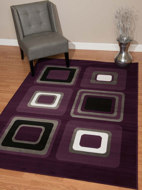 United Weavers Dallas 851 10387 Spaces Lilac Rug