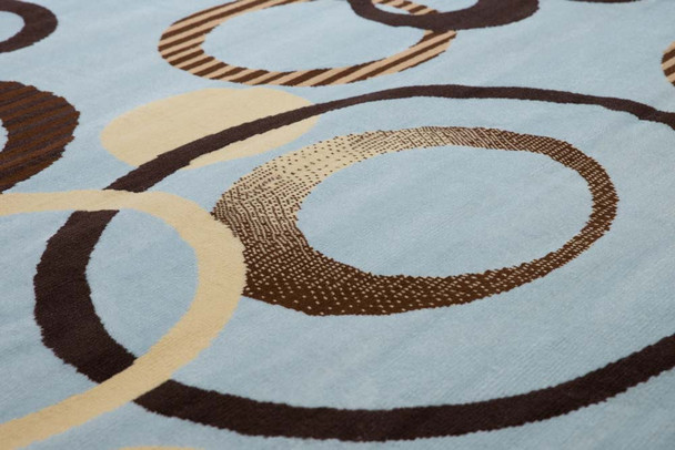 United Weavers Dallas 851 10460 Hip Hop Blue Rug