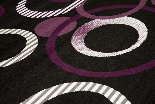 United Weavers Dallas 851 10482 Hip Hop Plum Rug