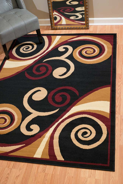 United Weavers Dallas 851 10534 Billow Burgundy Rug