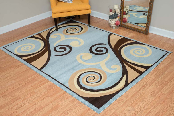 United Weavers Dallas 851 10560 Billow Blue Rug