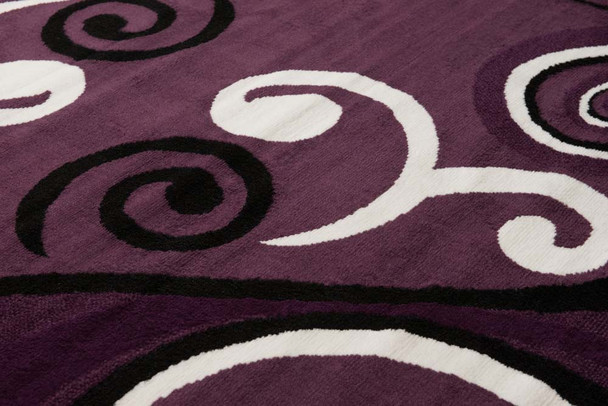United Weavers Dallas 851 10582 Billow Plum Rug