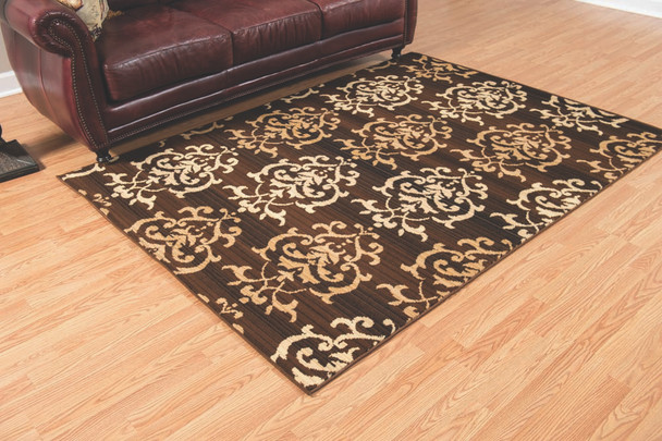 United Weavers Dallas 851 10750 Countess Brown Rug
