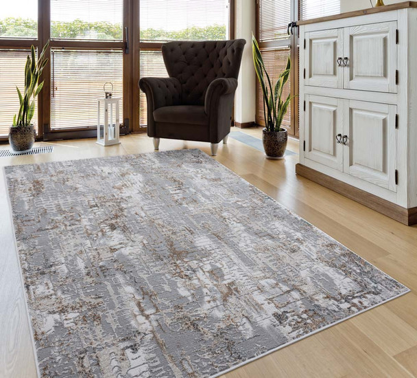 United Weavers Emojy 2640 40691 Varina Wheat Rug
