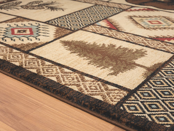 United Weavers Highlands 3115 60375 Jungle Mountain  Multi Rug