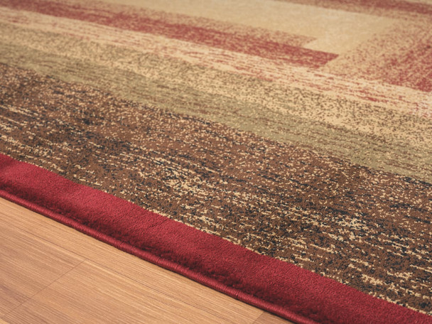 United Weavers Highlands 3115 60530 The Maze Red Rug