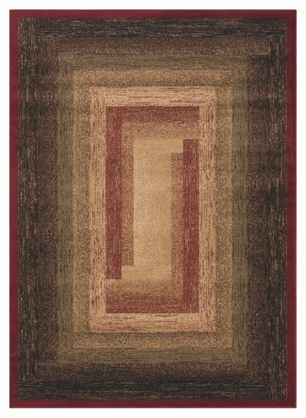 United Weavers Highlands 3115 60530 The Maze Red Rug