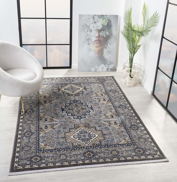 United Weavers Hudson 680 50172 Magi Grey Rug
