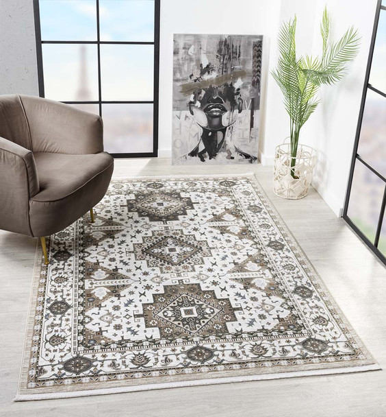 United Weavers Hudson 680 50190 Magi Cream Rug