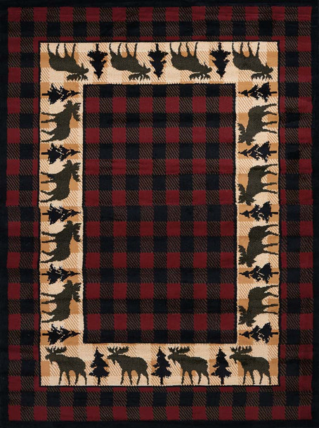 United Weavers Legends 910 17630 Woodlands Multi Rug