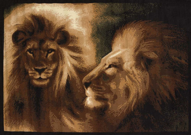 United Weavers Legends 910 2250 Lion Profile Multi Rug