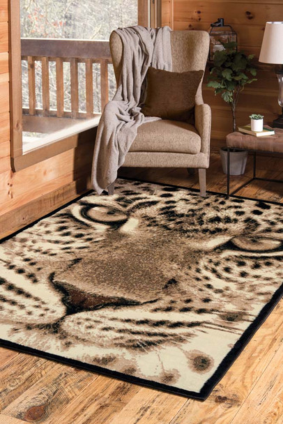 United Weavers Legends 910 2750 Leopard Face Multi Rug