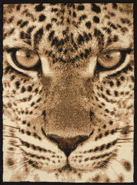 United Weavers Legends 910 2750 Leopard Face Multi Rug