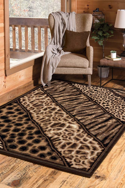 United Weavers Legends 910 3150 Slanted Safari Multi Rug