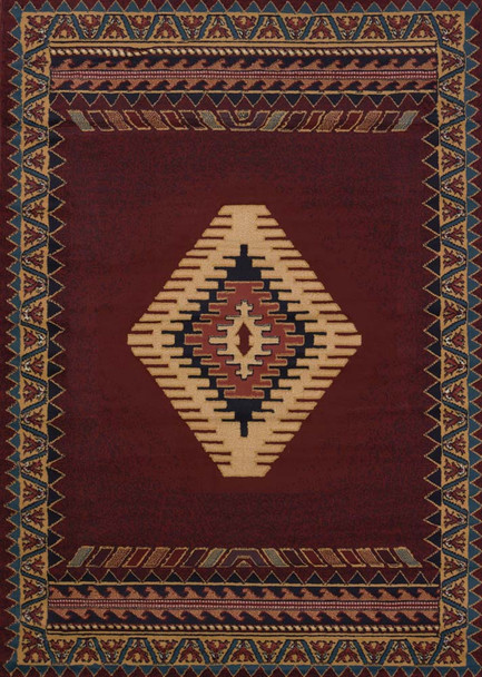 United Weavers Manhattan 940 27034 Tucson Burgundy Rug