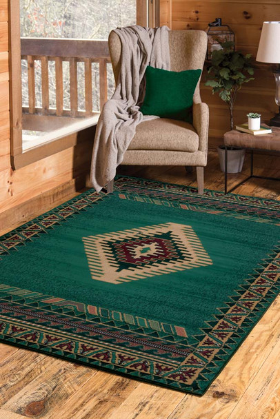 United Weavers Manhattan 940 27040 Tucson LT Green Rug