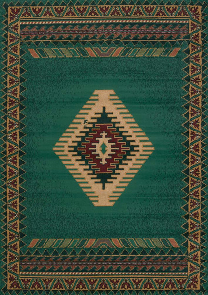 United Weavers Manhattan 940 27040 Tucson LT Green Rug