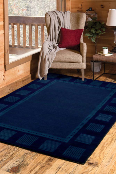 United Weavers Manhattan 940 36764 Long Island Navy Rug