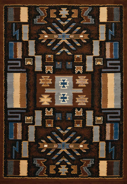 United Weavers Manhattan 940 38550 Pelham Brown Rug