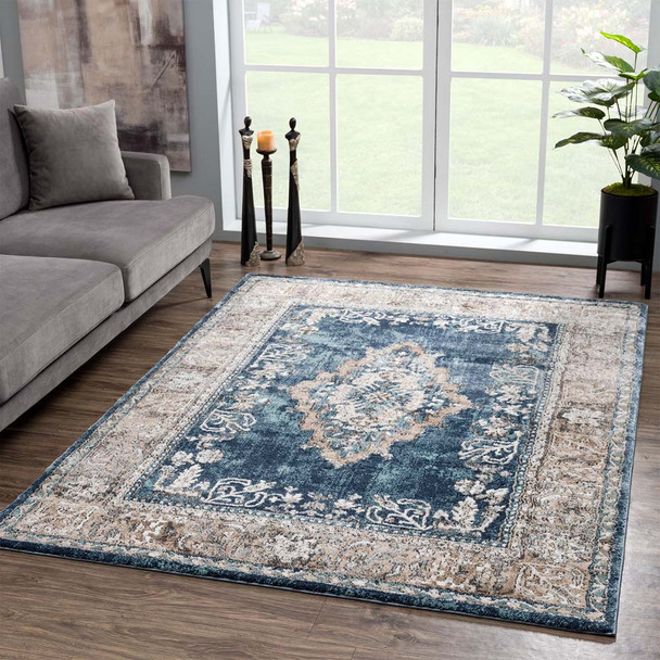 United Weavers Portsmouth 3110 40160 Home Sky Blue Rug