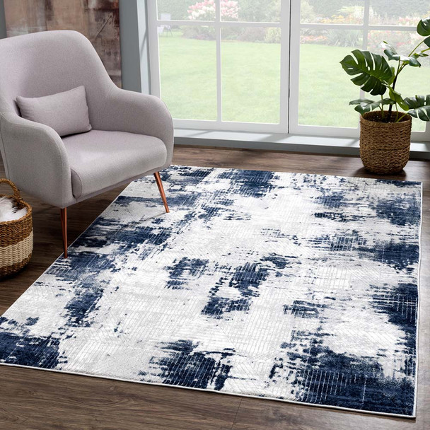 United Weavers Reserve 770 30760 Cora Blue Rug