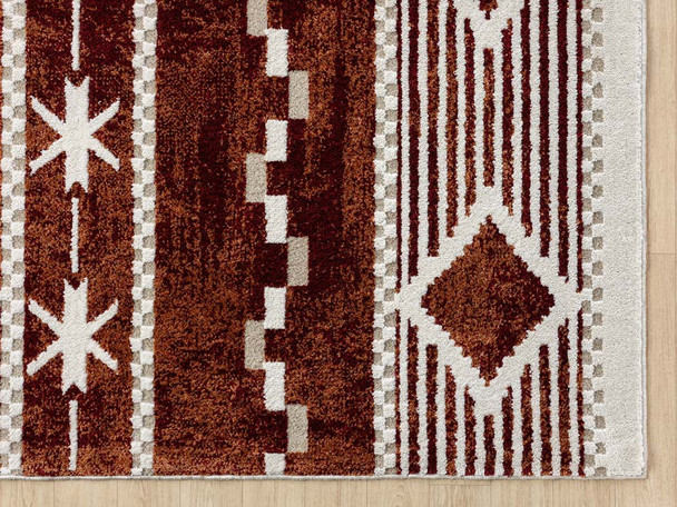 United Weavers Stratton 675 71534 Orchard Burgundy Rug