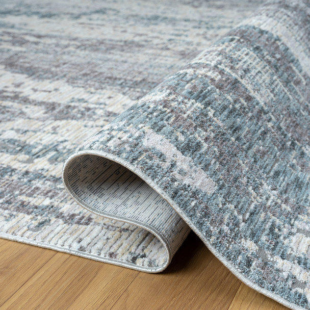LR Home Allure 82464 Gray Blue Rug