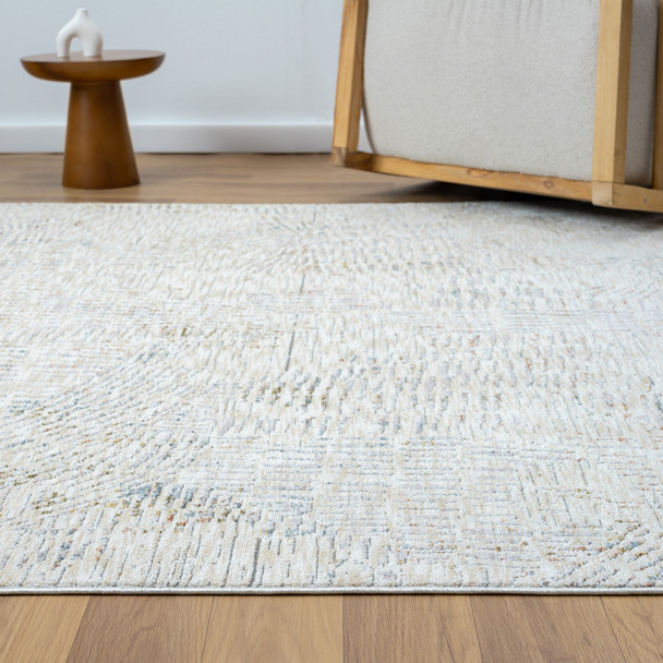 LR Home Allure 82465 Light Gray Ivory Rug