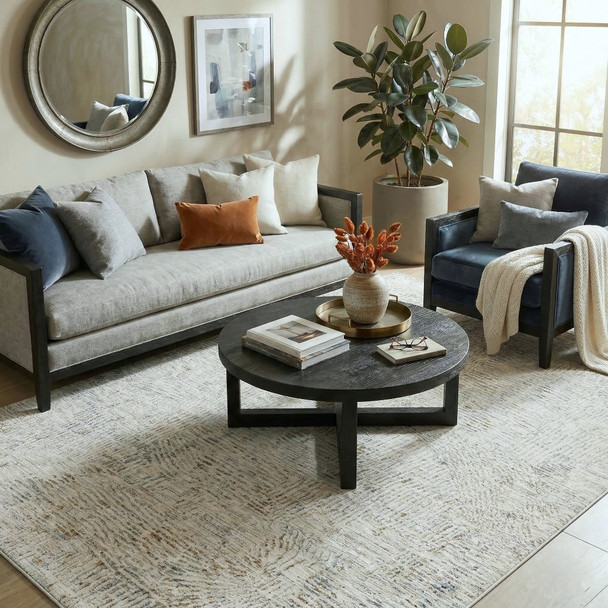 LR Home Allure 82465 Light Gray Ivory Rug