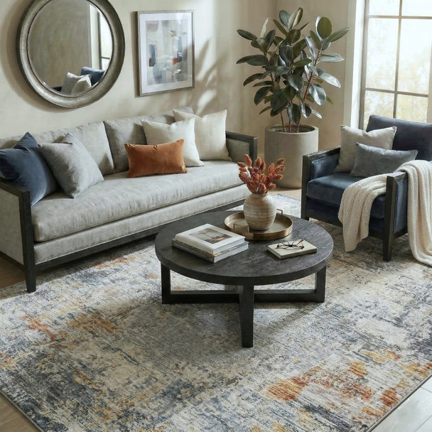 LR Home Allure 82467 Gray Brown Rug