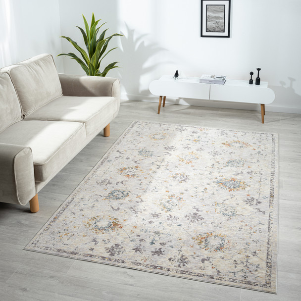 LR Home Allure 82470 Gray Blue Rug