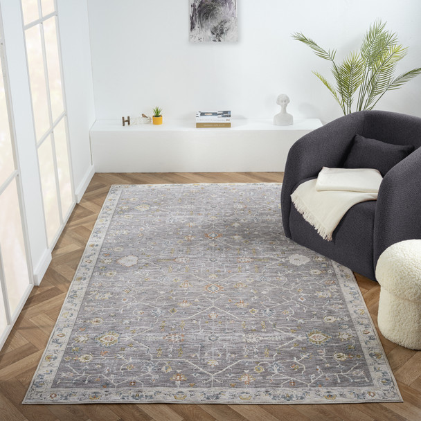 LR Home Allure 82471 Gray Ivory Rug