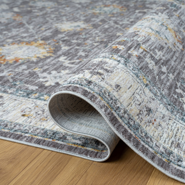 LR Home Allure 82473 Gray Blue Rug
