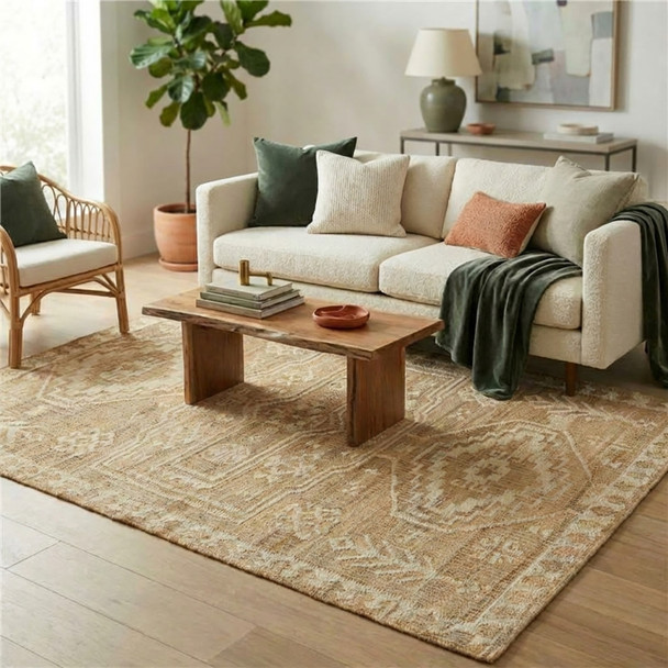 LR Home Birch 82845 Natural Tan Rug