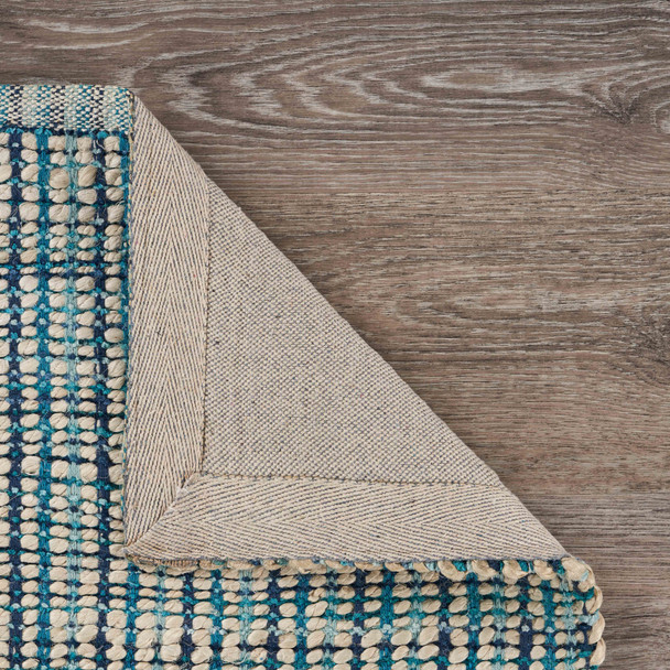 LR Home Bleached Naturals 81433 Blue Rug