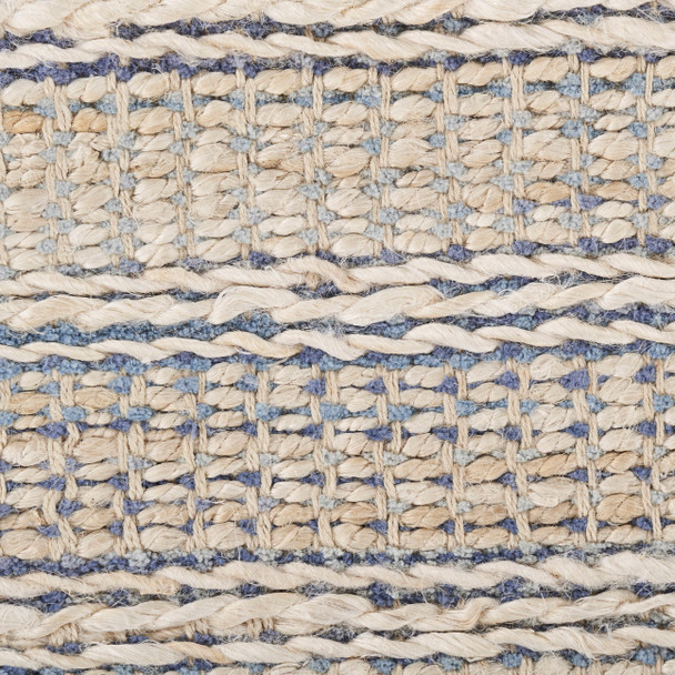 LR Home Bleached Naturals 81437 Light Blue Ivory Rug