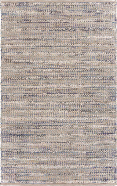 LR Home Bleached Naturals 81437 Light Blue Ivory Rug