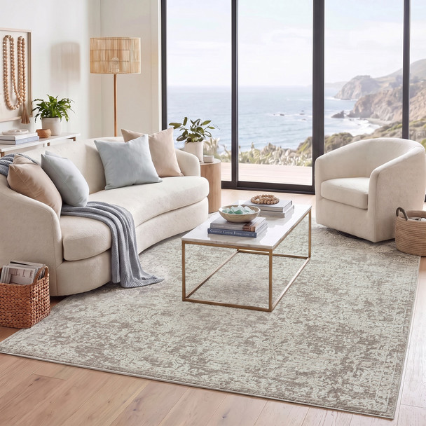 LR Home Brisbane 82285 Gray Rug