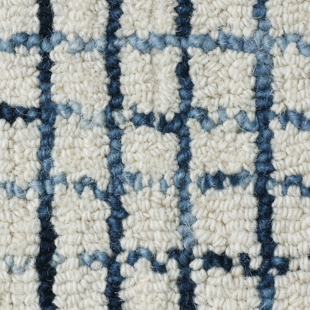 LR Home Criss Cross 81295 Navy Ivory Rug