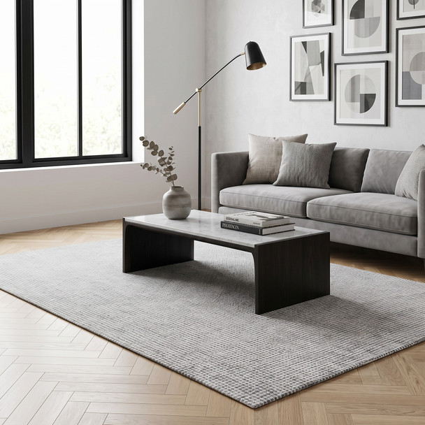 LR Home Criss Cross 81297 Gray Rug