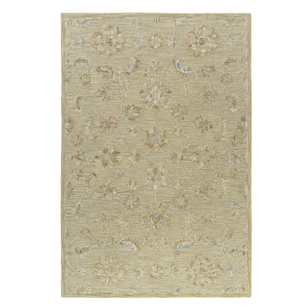 LR Home Dreamscape 82437 Tea Green Beige Rug