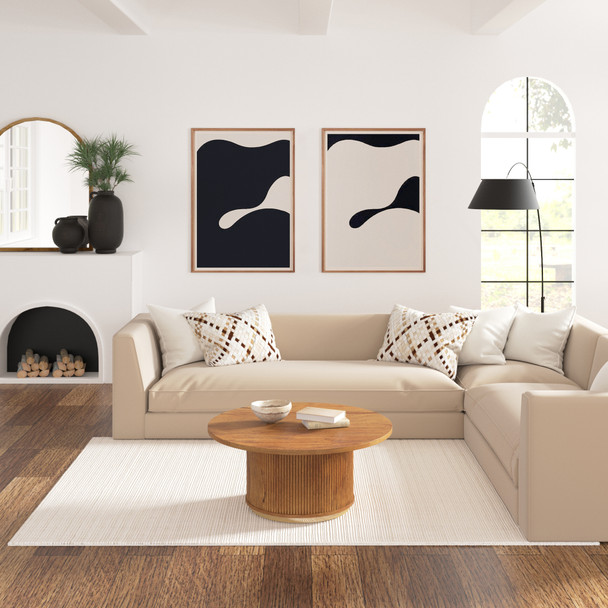 LR Home Helix 82450 Ivory Rug