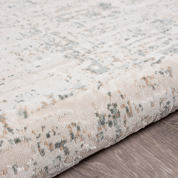LR Home Michelle 81638 Gray Cream Blue Taupe Rug